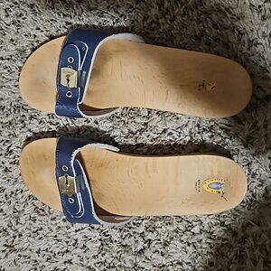 Dr Scholls original wood sandals size 11M